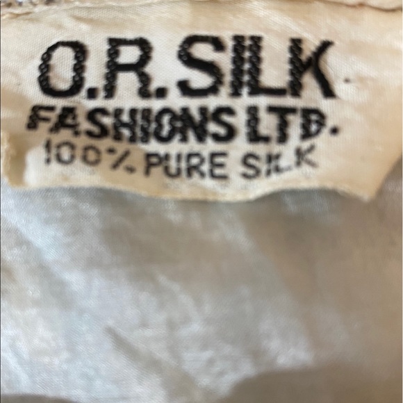 VTG 80s Silk Beaded Dress - Picture 10 of 10